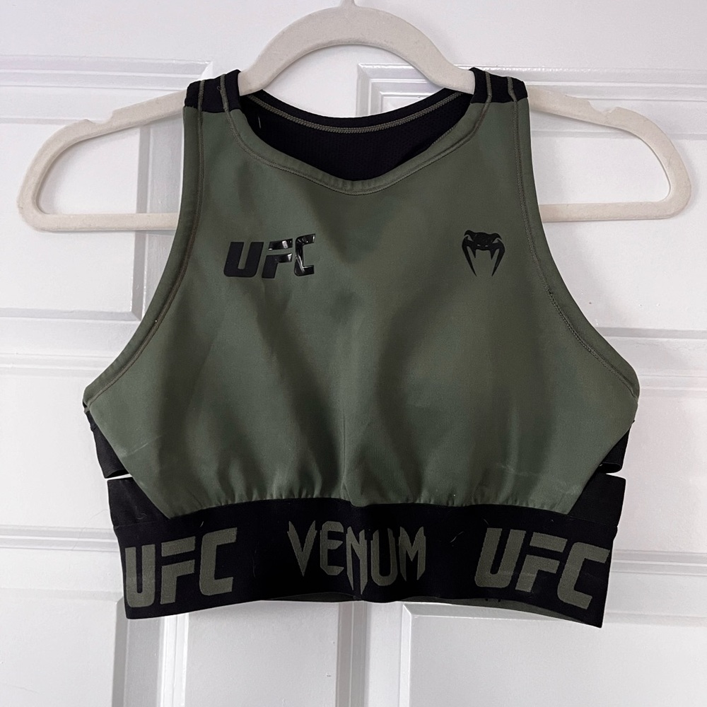UFC style Venom cropped workout top/sports bra